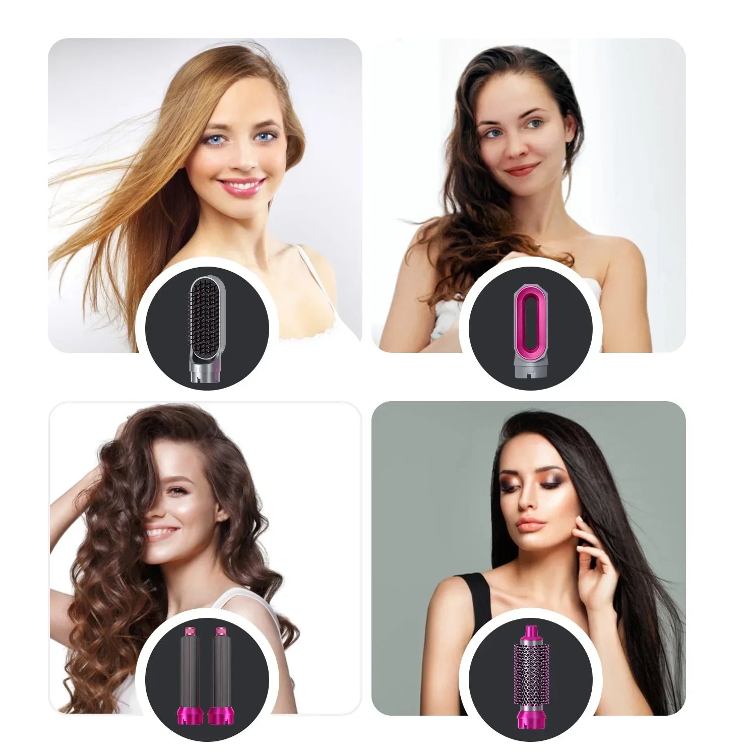 5-in-1 Hot Air Hair Dryer Brush – Effortless Styling at Home
