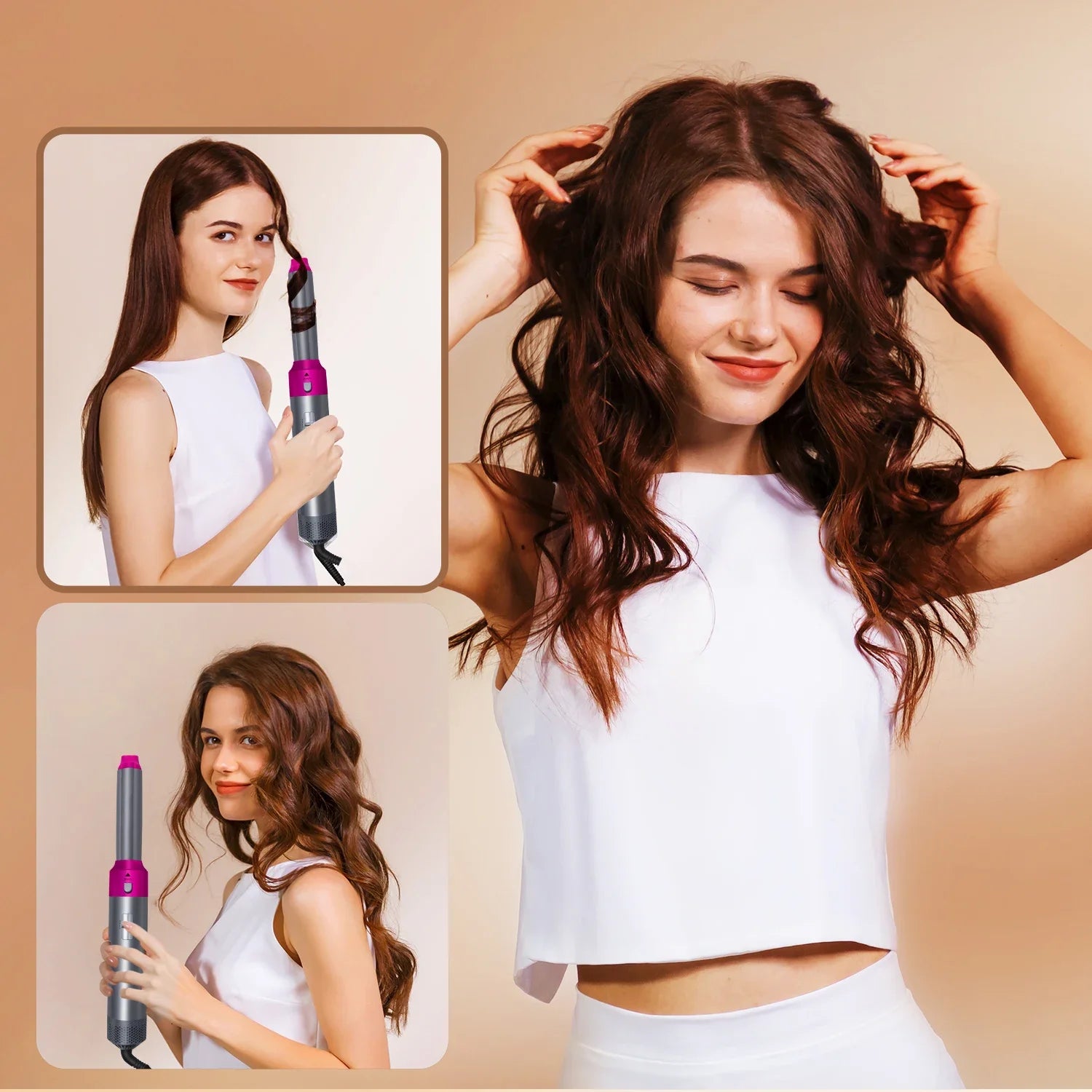 5-in-1 Hot Air Hair Dryer Brush – Effortless Styling at Home