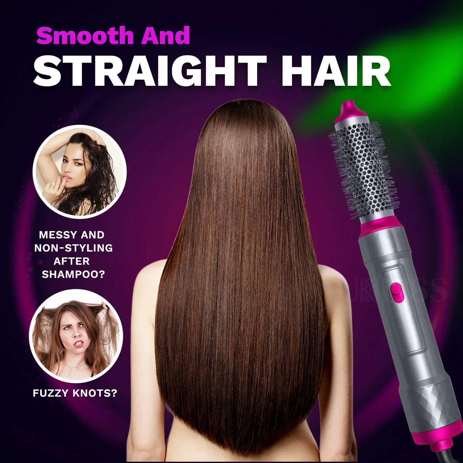 5-in-1 Hot Air Hair Dryer Brush – Effortless Styling at Home