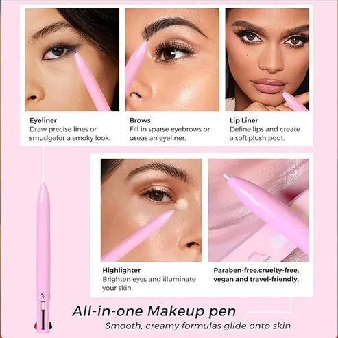 4-in-1 Makeup Pen – One Pen, Endless Possibilities!