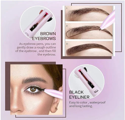 4-in-1 Makeup Pen – One Pen, Endless Possibilities!