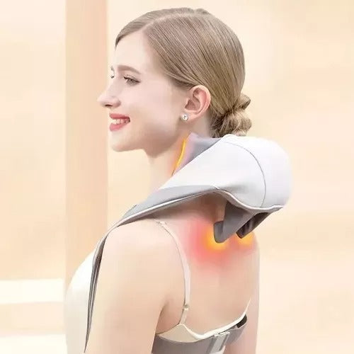 Professional Wireless Neck, Shoulder &amp; Back Massager – Relax Anytime, Anywhere