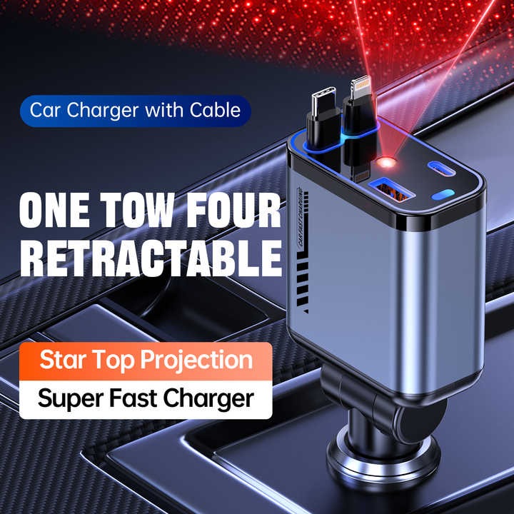 Retractable Car Charger – Fast &amp; Convenient Charging On-The-Go